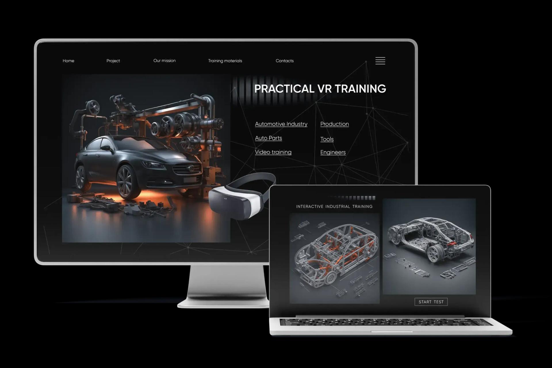 VR training app for heavy industry workers